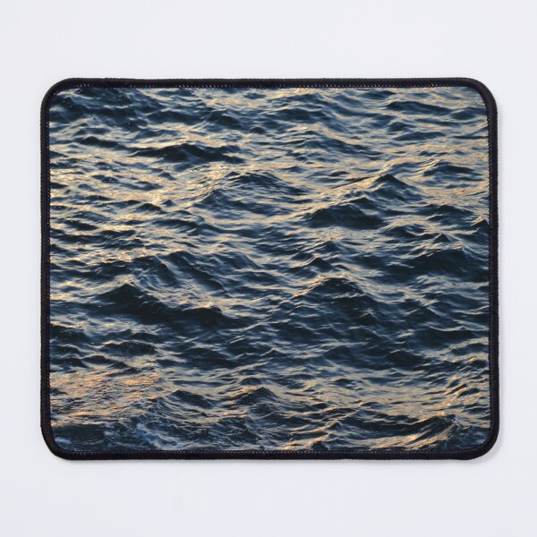 Item preview, Sunlit Pacific Ocean Waves at Sunset Glow designed and sold by MiraNadaPrints.