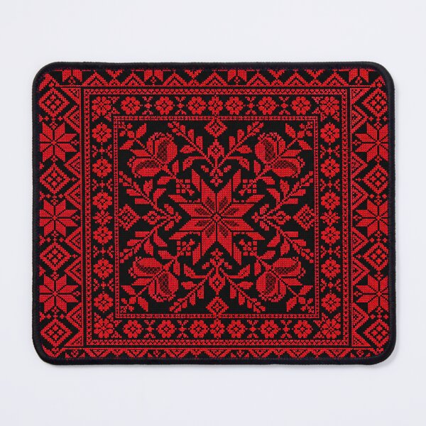 Item preview, Palestinian Tatreez Pattern – Geometric Floral Heritage Embroidery designed and sold by BrainCurves.