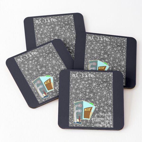 Item preview, ai life - existence is a universe of stars, each with a question. designed and sold by LittleGreyMan2026.