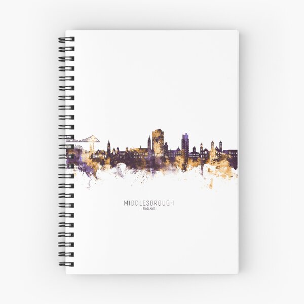 Item preview, Middlesbrough England Skyline designed and sold by ArtPrints.