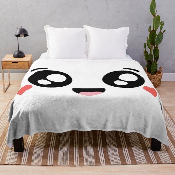 Item preview, Adorable kawaii smiling heart cheeks face designed and sold by BlushyPrint.
