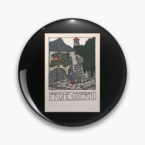 Item preview, Vintage Art Nouveau Easter postcard published by the Wiener Werkstätte. designed and sold by stevepaint.