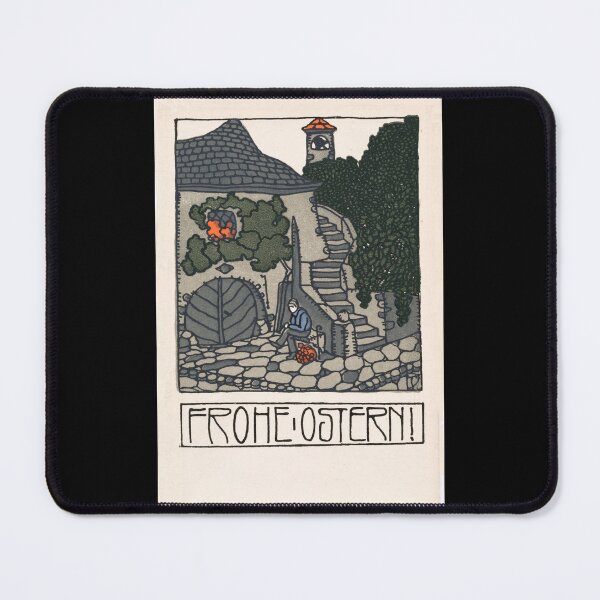 Item preview, Vintage Art Nouveau Easter postcard published by the Wiener Werkstätte. designed and sold by stevepaint.