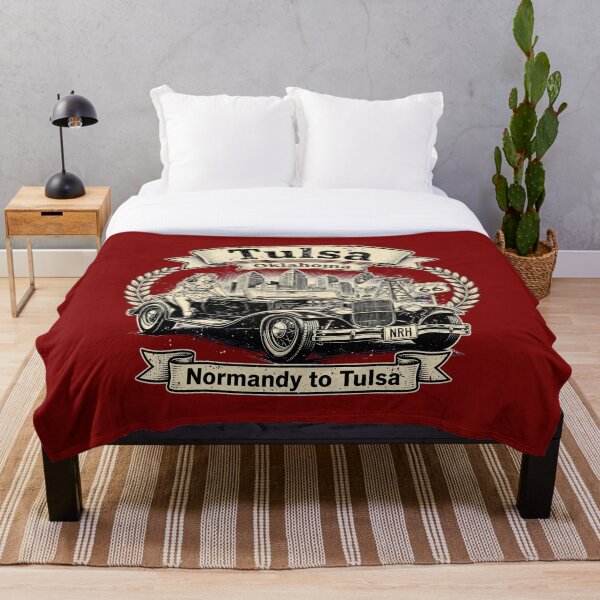 Item preview, Tulsa Oklahoma Vintage Hot Rod designed and sold by Normandy Road Heritage™ - Vintage Garage Art.