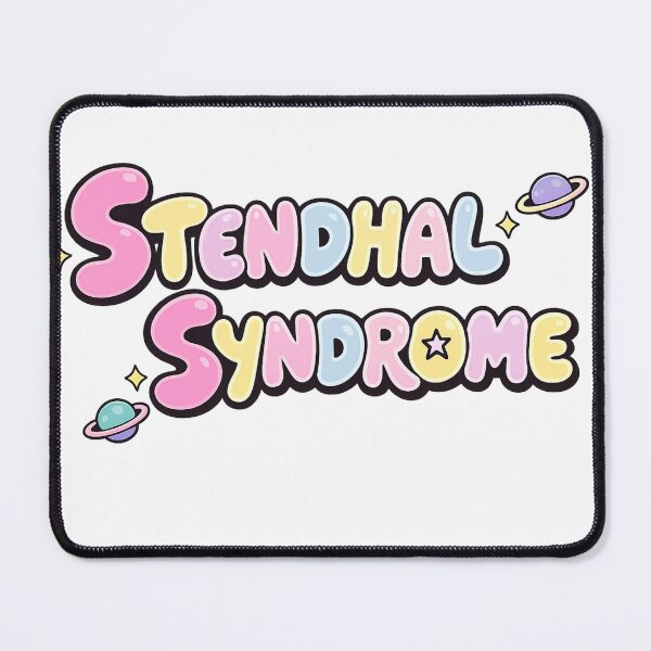 Item preview, Stendhal Syndrome – Pastel Cosmic Bubble Typography designed and sold by New Moon Inspiration.