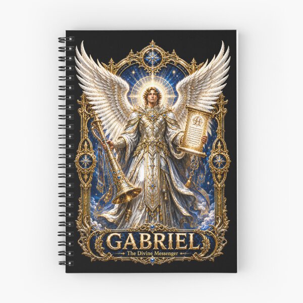 Item preview, Archangel Gabriel T-Shirt | Divine Messenger Angel Christian Graphic Tee designed and sold by LintonGriffin.