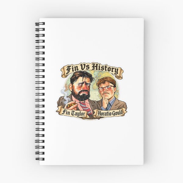 Item preview, Fin Vs History Podcast Sticker Art designed and sold by FanFueledStickers.