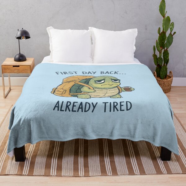 Item preview, First Day Back Already Tired Grumpy Turtle Funny designed and sold by andromeda-redd.