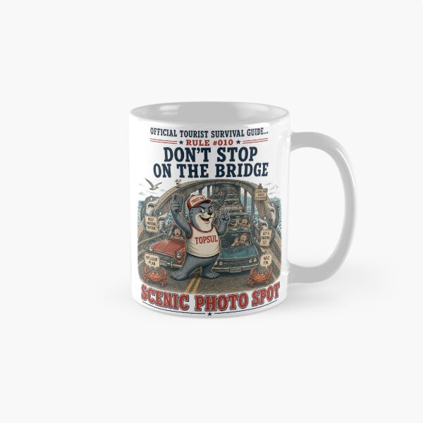 Item preview, Official Tourist Survival Guide - Scenic Photo Spot designed and sold by Pepper's Ink & Stitch.