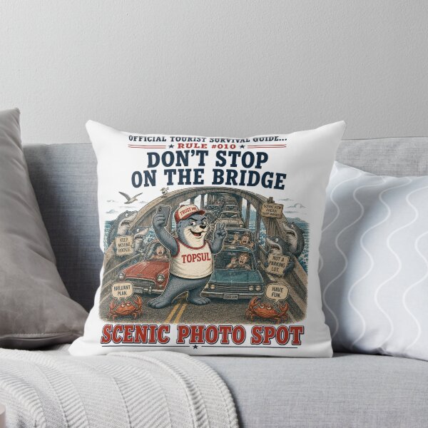 Item preview, Official Tourist Survival Guide - Scenic Photo Spot designed and sold by Pepper's Ink & Stitch.
