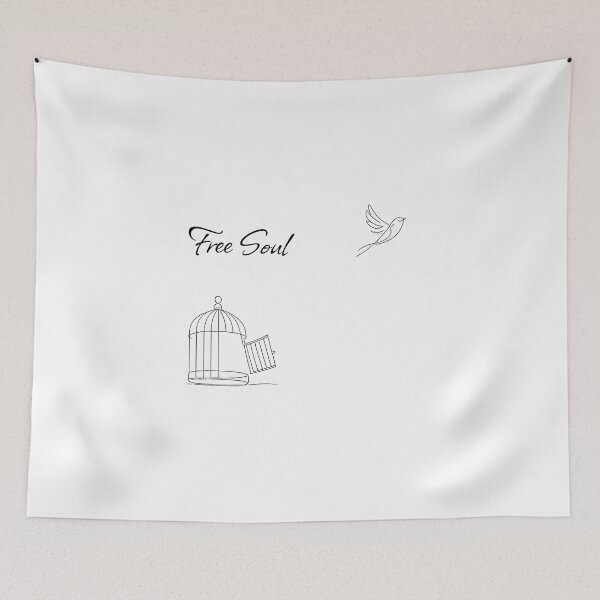 Item preview, Free Soul – Bird Flying Out of Cage Freedom Design designed and sold by Buli89.