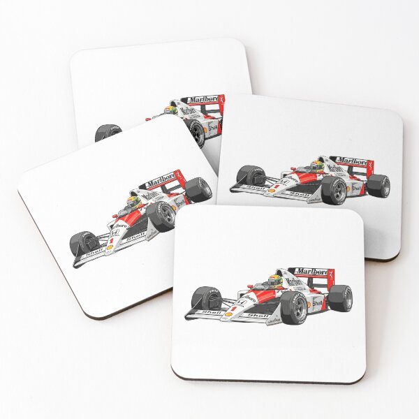 Item preview, 1990 McLaren MP4/5B Ayrton Senna World Champion F1 Racing Car Illustration designed and sold by Motorline44.