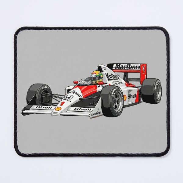 Item preview, 1990 McLaren MP4/5B Ayrton Senna World Champion F1 Racing Car Illustration designed and sold by Motorline44.