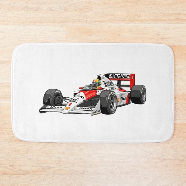 Item preview, 1990 McLaren MP4/5B Ayrton Senna World Champion F1 Racing Car Illustration designed and sold by Motorline44.