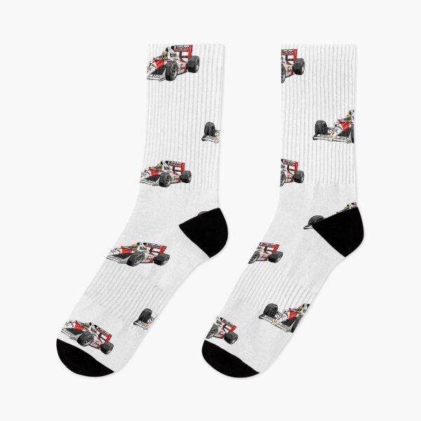 Item preview, 1990 McLaren MP4/5B Ayrton Senna World Champion F1 Racing Car Illustration designed and sold by Motorline44.