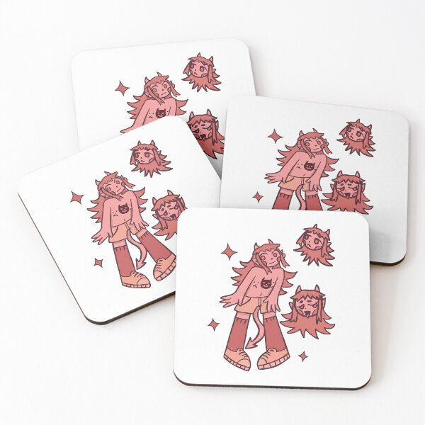 Item preview, Retro Red Demon Girl Trio designed and sold by phule12.