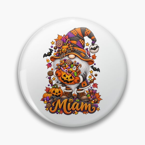Item preview, Hungry Halloween Gnome – Yum! Candy and pumpkins designed and sold by J-Impression.