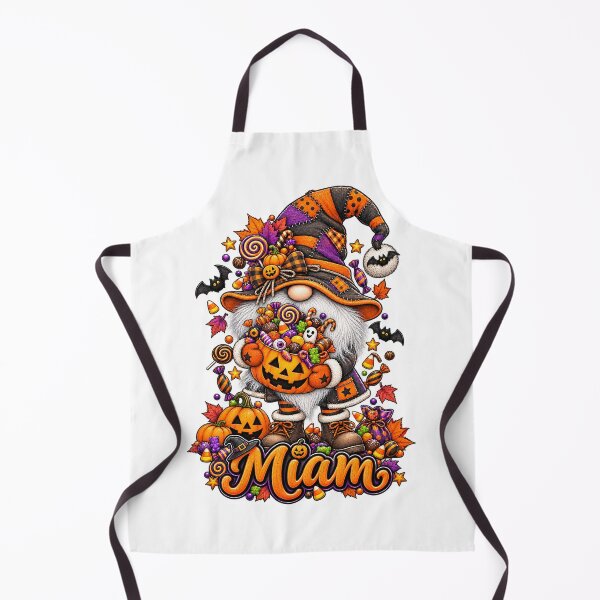 Item preview, Hungry Halloween Gnome – Yum! Candy and pumpkins designed and sold by J-Impression.