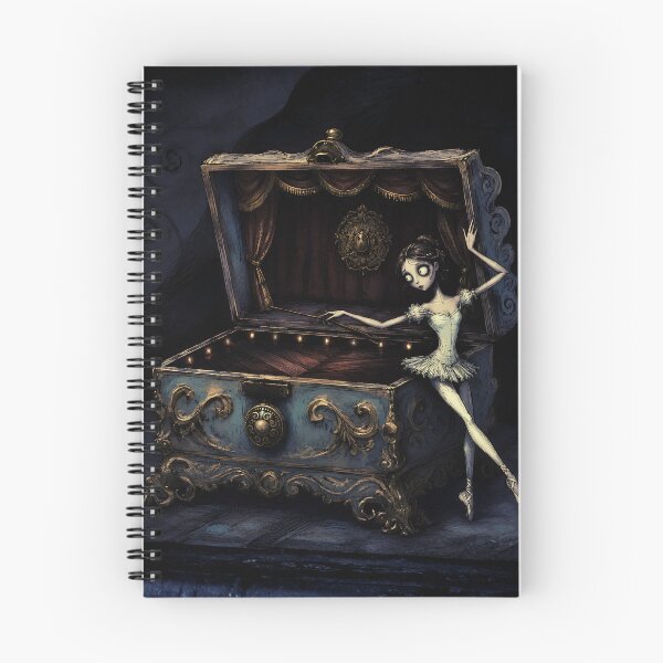 Item preview, Gothic Ballerina in a Haunted Music Box designed and sold by INKandSOULbyLUNA.