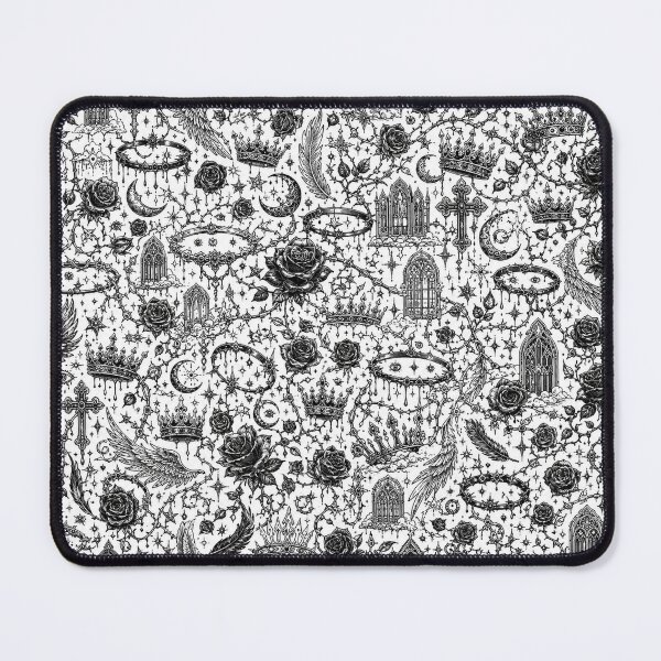 Item preview, Gothic Halo Garden — Dark Angel Doodle Pattern designed and sold by i-corp.