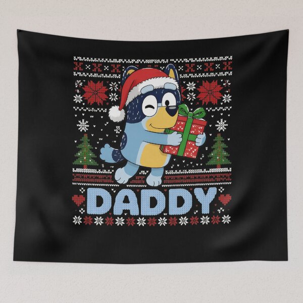Item preview, Bluey Daddy Christmas Ugly designed and sold by TijanaARTSt88.