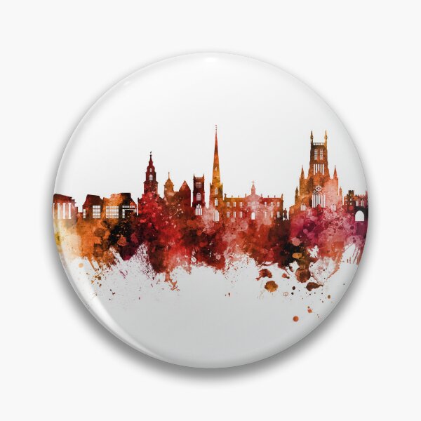Item preview, Worcester England Skyline designed and sold by ArtPrints.