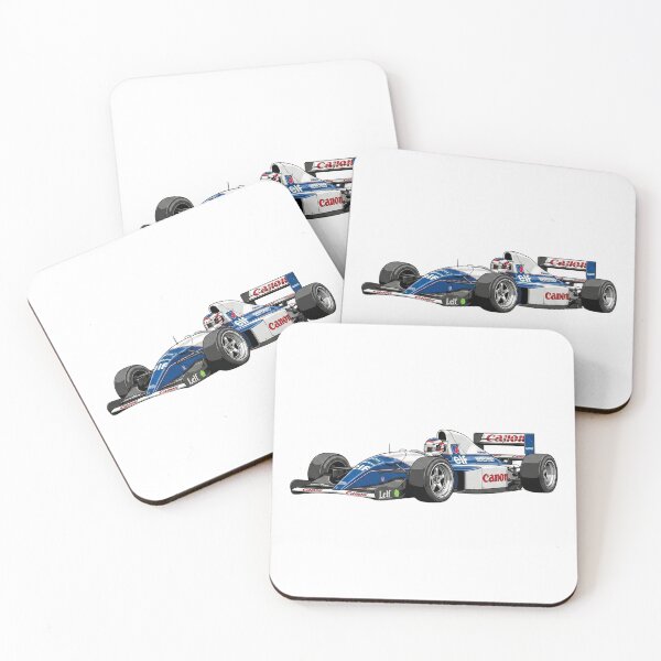 Item preview, 1991 Williams FW14 Nigel Mansell Riccardo Patrese F1 Racing Car Illustration designed and sold by Motorline44.