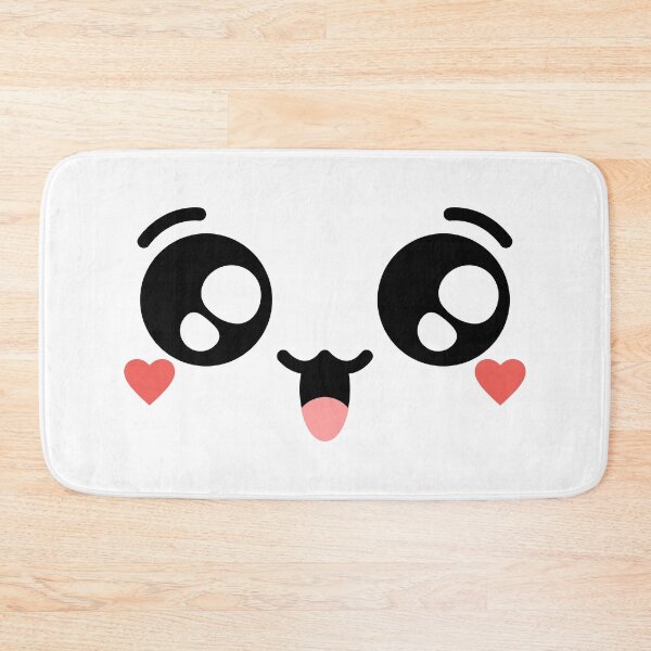 Item preview, Cute kawaii excited heart cheeks face designed and sold by BlushyPrint.
