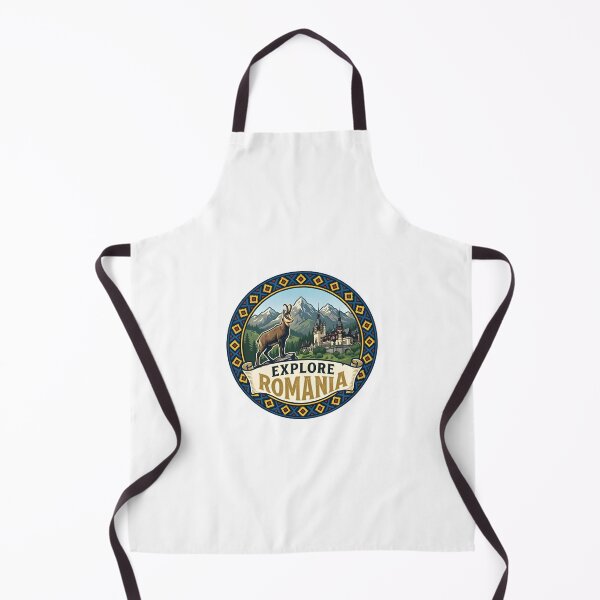Item preview, Explore Romania Vintage Carpathian Travel Badge & Folk Art designed and sold by eihabo.