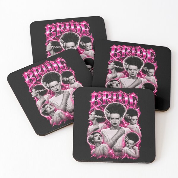 Item preview, Bride Of Frankenstein 90's Bootleg Design, Gothic Horror Movie, Halloween bachelorette Gift Wedding designed and sold by SpookyShadesLab.