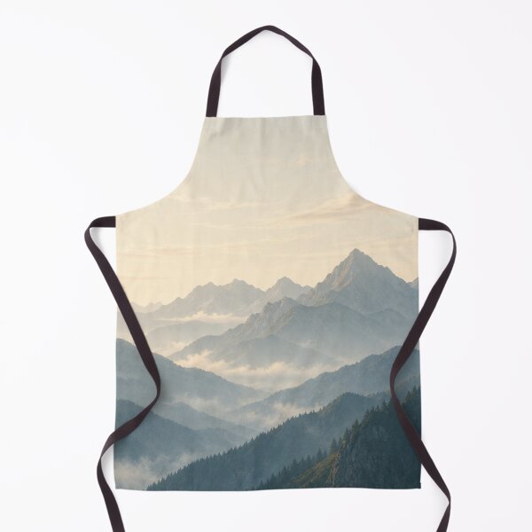 Item preview, Mountain Morning | Atmospheric Minimalist Mountain Landscape designed and sold by Zaramodo.
