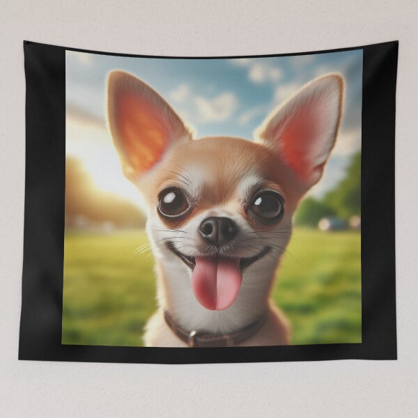 Item preview, Happy Chihuahua dog designed and sold by JALNERVION SHOP.