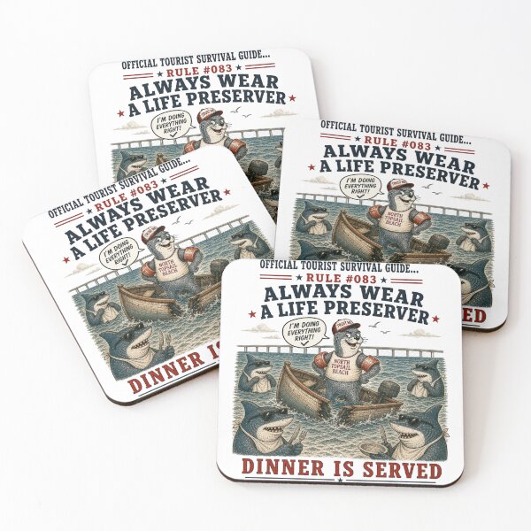 Item preview, Official Tourist Survival Guide - Dinner Is Served designed and sold by Pepper's Ink & Stitch.