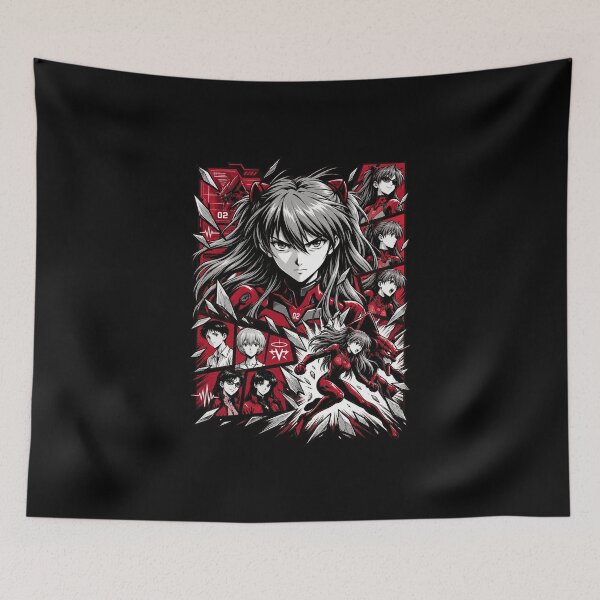 Item preview, Asuka Langley Shikinami Portrait designed and sold by SteveLPenix.