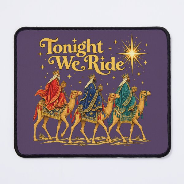 Item preview, Tonight We Ride Three Wise Men Procession designed and sold by POD DYNASTY | Original Print On Demand T-Shirt Graphics.