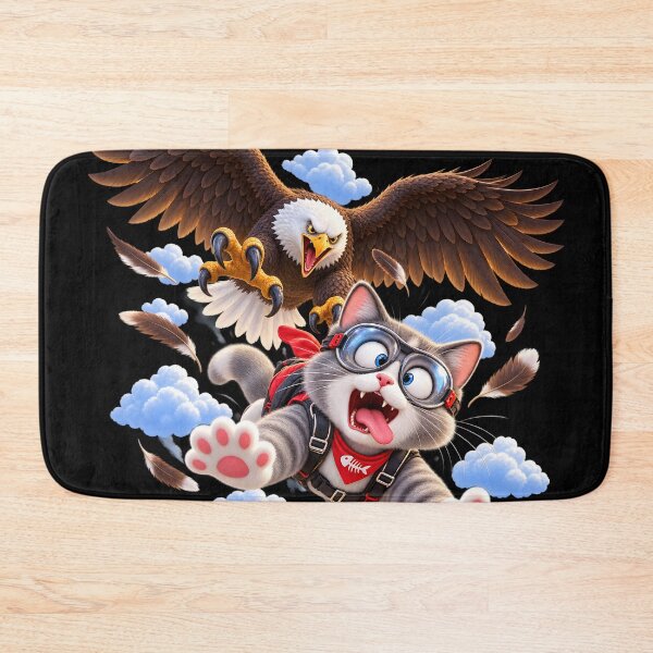 Item preview, Eagle vs Cat: Skydiving Adventure  designed and sold by ARabbitHole.