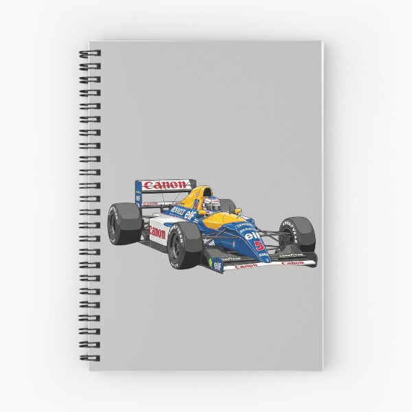 Item preview, 1992 Williams FW14B Nigel Mansell World Champion F1 Racing Car Illustration designed and sold by Motorline44.