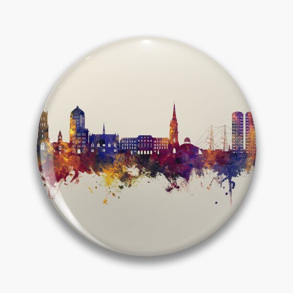 Item preview, Dundee Scotland Skyline designed and sold by ArtPrints.