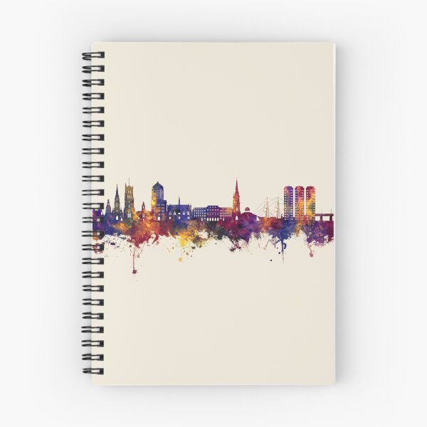 Item preview, Dundee Scotland Skyline designed and sold by ArtPrints.