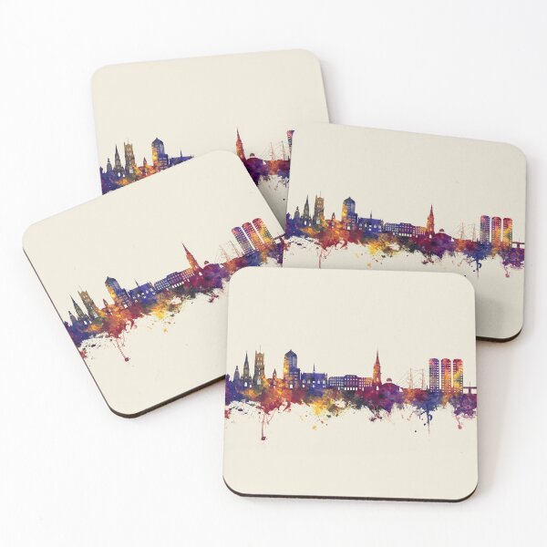 Item preview, Dundee Scotland Skyline designed and sold by ArtPrints.