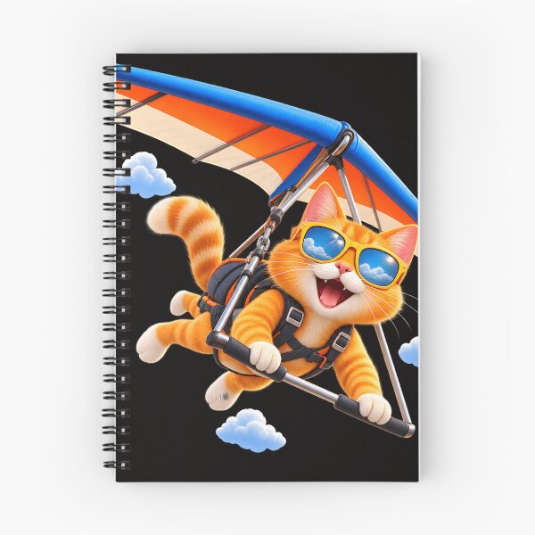 Item preview, Hang Gliding Orange Cat  designed and sold by ARabbitHole.