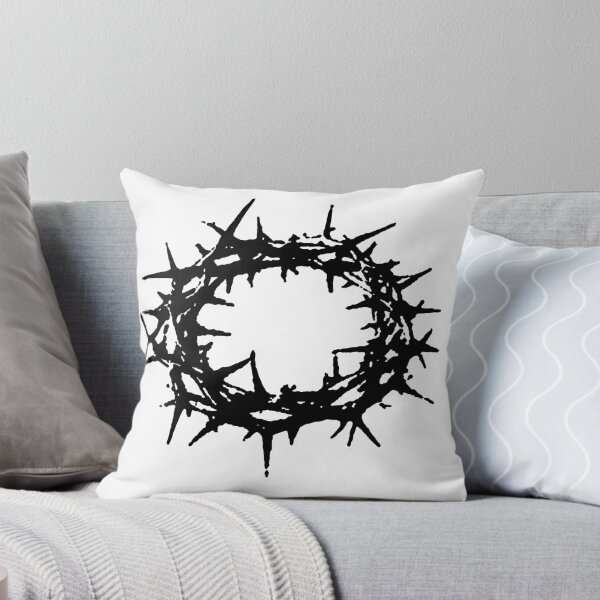 Item preview, Crown of Thorns Gothic Wreath Vintage Ink designed and sold by HexRelic.