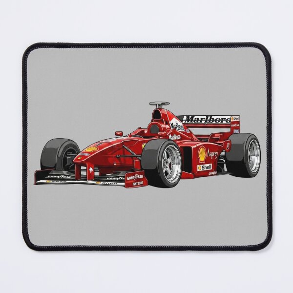 Item preview, 1997 Ferrari F310B Michael Schumacher Eddie Irvine Vintage F1 Racing Car Illustration designed and sold by Motorline44.