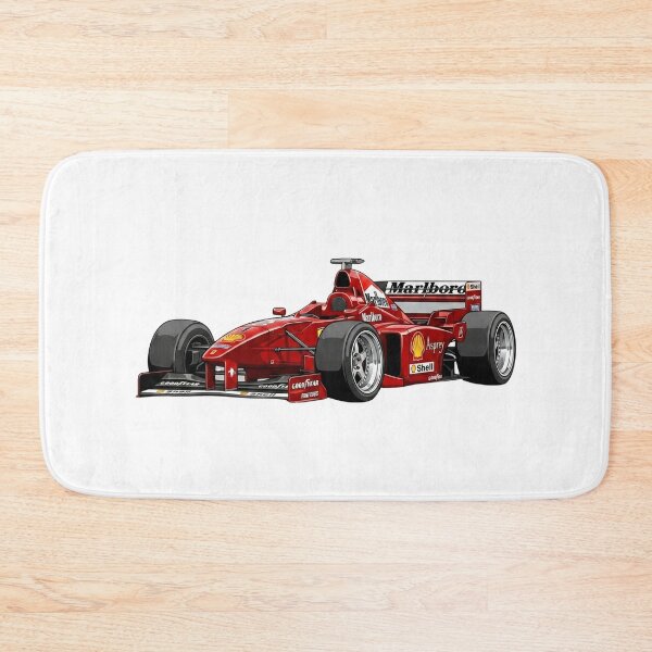 Item preview, 1997 Ferrari F310B Michael Schumacher Eddie Irvine Vintage F1 Racing Car Illustration designed and sold by Motorline44.