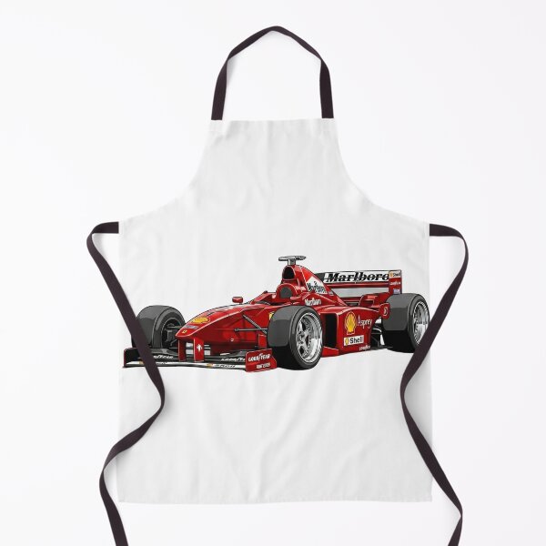 Item preview, 1997 Ferrari F310B Michael Schumacher Eddie Irvine Vintage F1 Racing Car Illustration designed and sold by Motorline44.