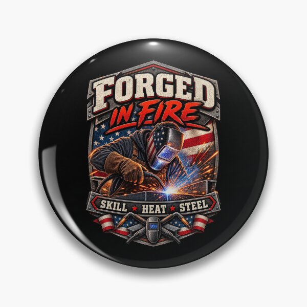 Item preview, Forged in Fire - Vintage Welder Welding Workwear T-Shirt designed and sold by DomKo10.