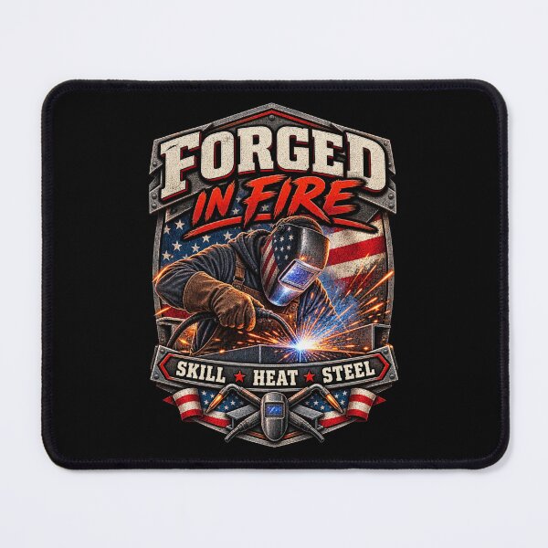 Item preview, Forged in Fire - Vintage Welder Welding Workwear T-Shirt designed and sold by DomKo10.