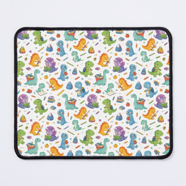 Item preview, Cute Dinosaur School Pattern – Kids Back to School Notebook & Backpack Design designed and sold by Brain shot.
