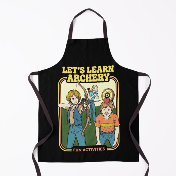 Item preview, Let's learn Archery Funny Archer Retro Activity Book Cover designed and sold by GrandeDuc.