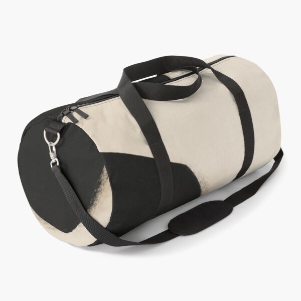 Item preview, Minimalist Black Abstract Stone Shape on Cream - Mid-Century Modern Art designed and sold by Zaramodo.